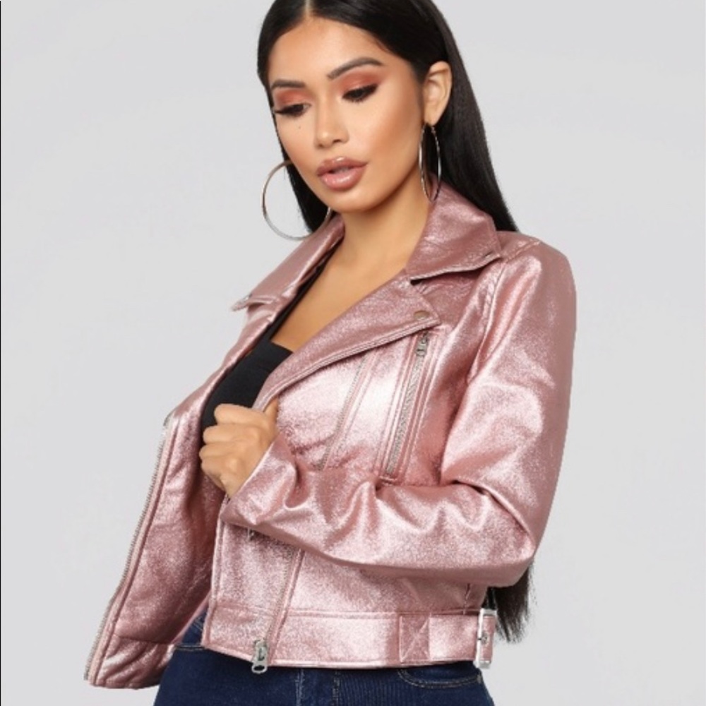 Fashion Nova Faux Leather Jacket